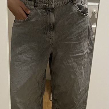 denim baggy bermuda