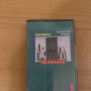 Cassette pour apprendre l'italien