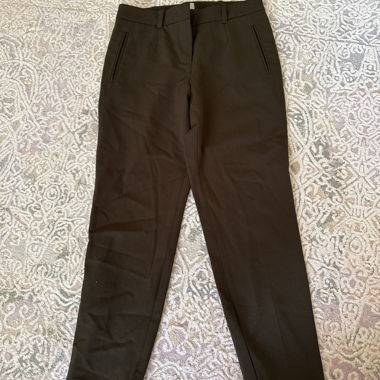 Brown tailored trousers