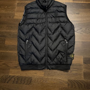 Black Stone Island Padded Gilet
