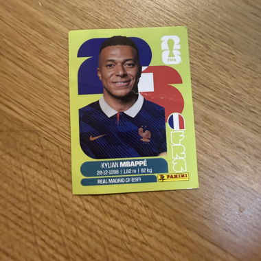 Kylian Mbappe Panini FIFA Card