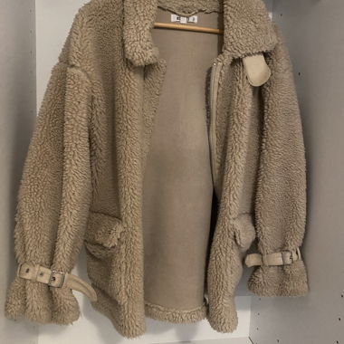 Cappotto teddy beige Misguided
