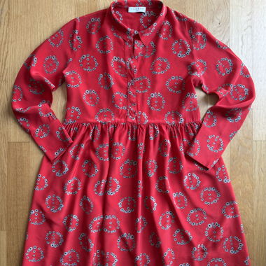 SANDRO Sommerkleid mit Blumenprint – Größe S