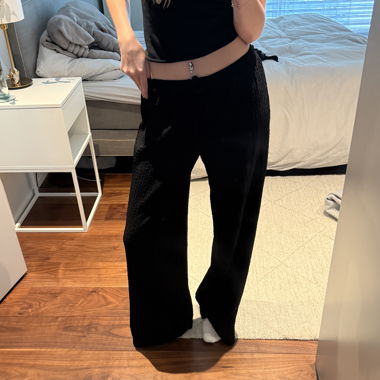 Pantalon ample noir
