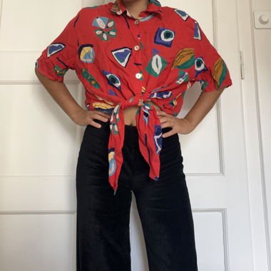 🍓funky vintage bluse/hemd🍓