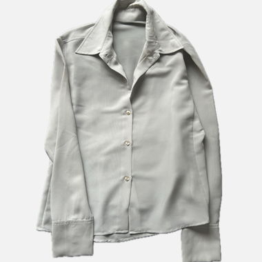 blusa semi-trasparente
