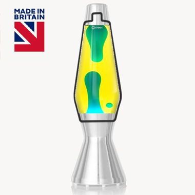 Mathmos Astro Ersatzflasche Lavalampe Gelb-Türkis