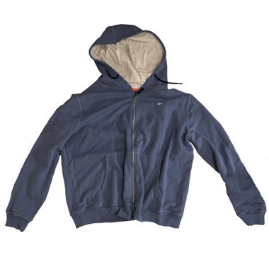 sweat à capuche zippé vintage