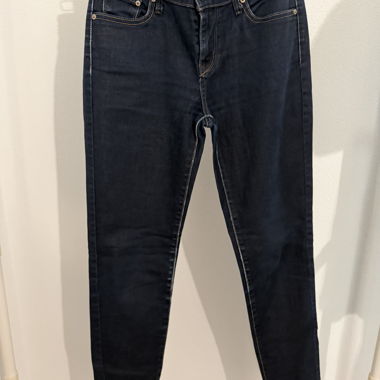 Dunkelblaue Slim-Jeans