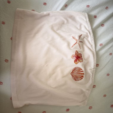Pink beach top
