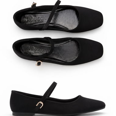 Schwarze Ballerinas