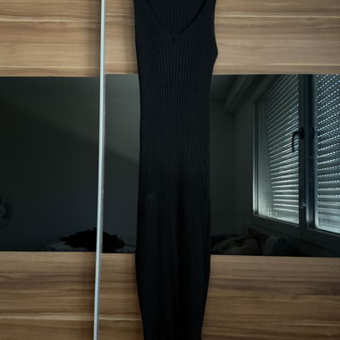 Black Pleated Dress