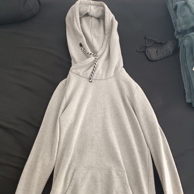 Kapuzenpullover Nümph grau