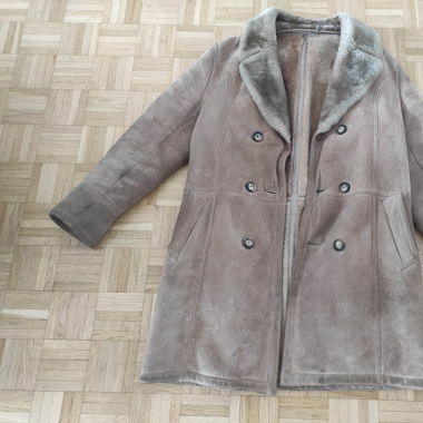 Manteau homme vintage, bon état, beige, XL