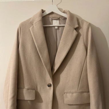 Blazer laine mélangée 