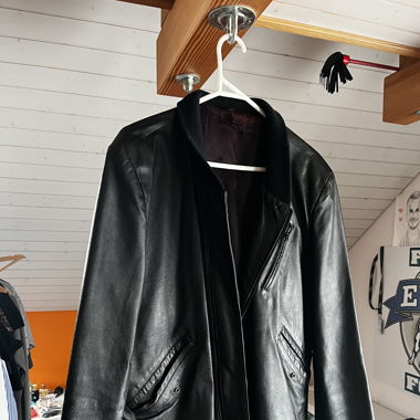 Leder Jacke (Vintage)