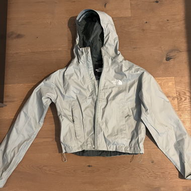 Giacca con cappuccio The North Face azzurro chiaro