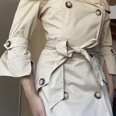 Heritage trenchcoat dress women