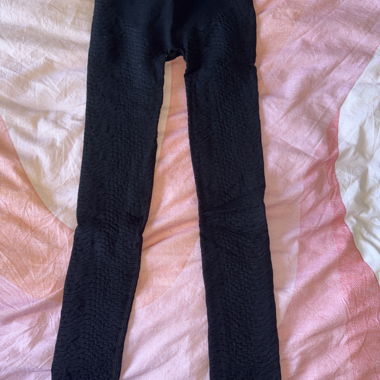 Leggings structurés noirs