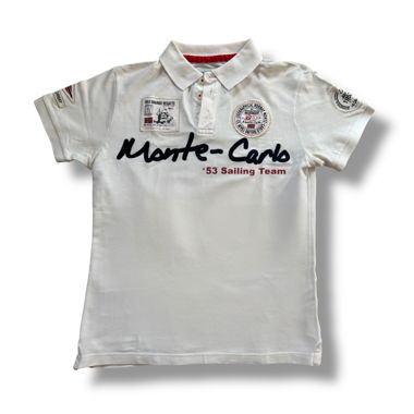 Monte Carlo white polo by Geographical Norway