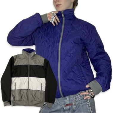 giacca imbottita reversibile baggy adidas