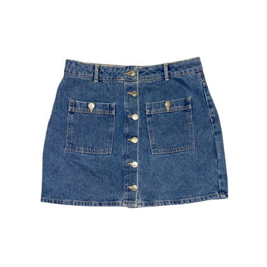 Gonna mini in denim