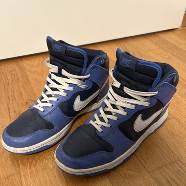 blaue Nike High Dunks