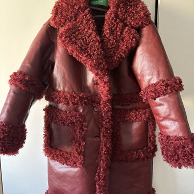 United Colors of Benetton Mantel Bordeaux