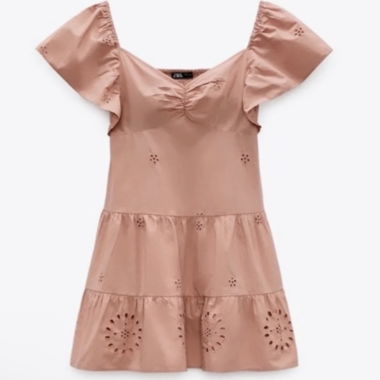 Rosa Kleid von Zara Grösse S 
