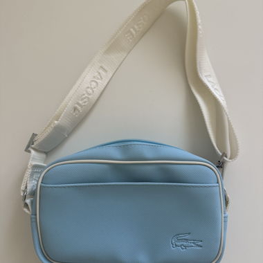 Sac bandoulière Lacoste bleu clair