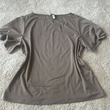 Brown-grey H&M Fluid Top 