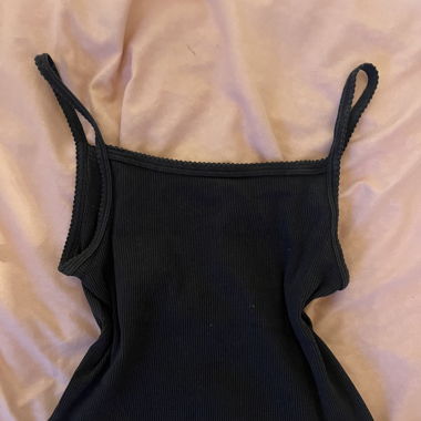 Crop top noir