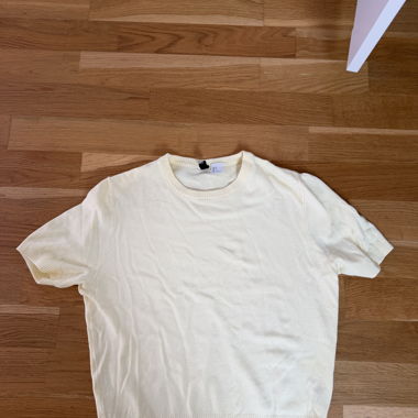 H&M Divided Knit Top beige S