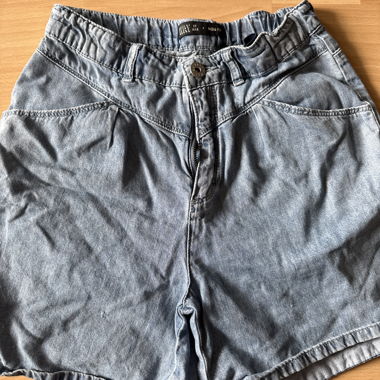 Short in jeans blu vita alta 12 anni