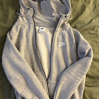 Nike Zip-Hoodie grau