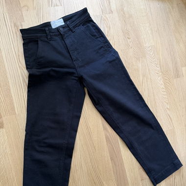 Everlane black straight pants 