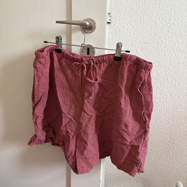 Shorts en mélange de lin
