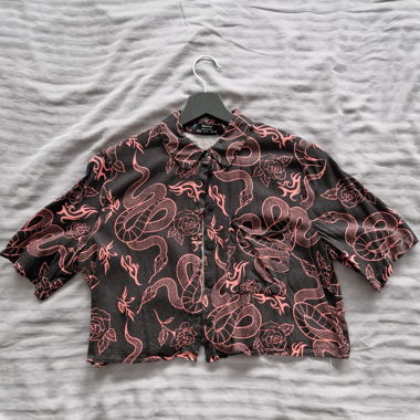 Set Kurzarm-Hemden mit Print