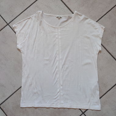 T-shirt blanc Tom Tailor XXL