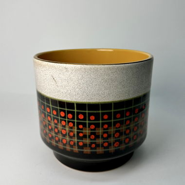 Vintage-Blumentopf aus Keramik Scheurich