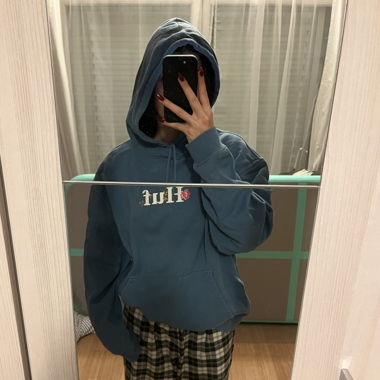 huf hoodie blue