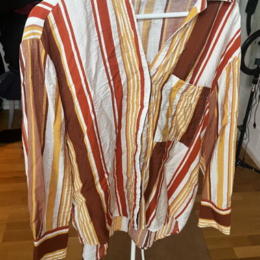 Mango Striped Blouse