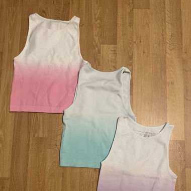 3er Set Ombre-Tops