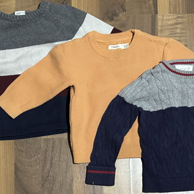 Set of 3 kids’ jumpers 74 cm