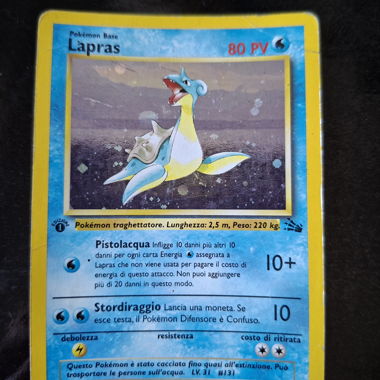 Pokémon-Erstausgabe Lapras Holo Poor