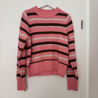 Striped knit sweater