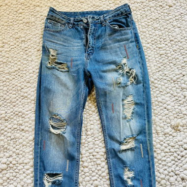Jeans mit pailletten