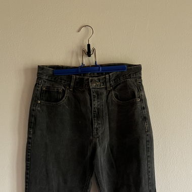 Washed black jeans 