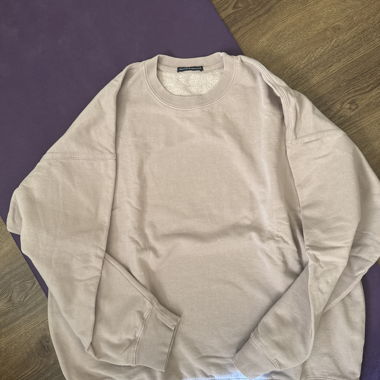 Beige Sweatshirt Pullover
