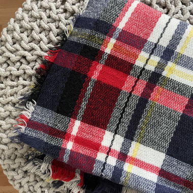 Colourful warm&cozy scarf